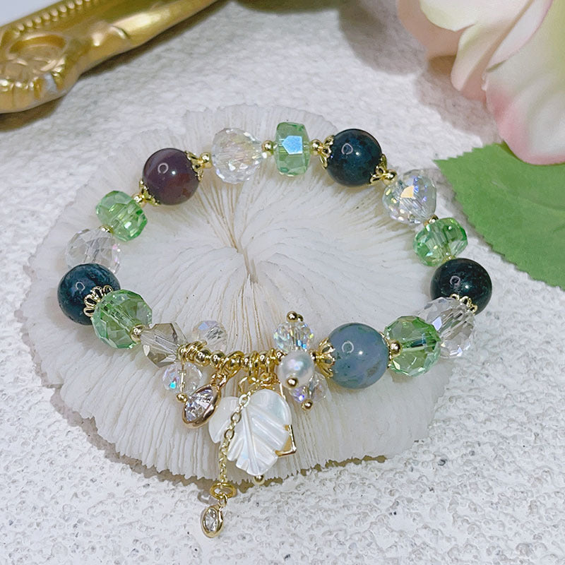 Crystal Natural Stone Design Bracelet