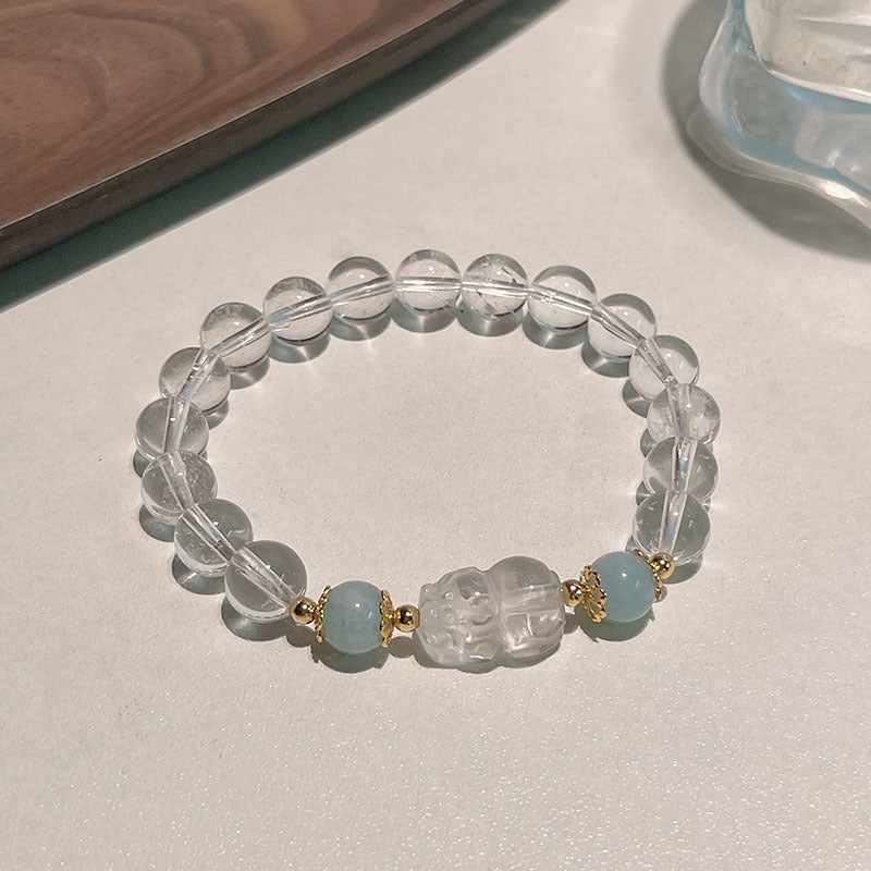 Yellow Crystal Pixiu Bracelet