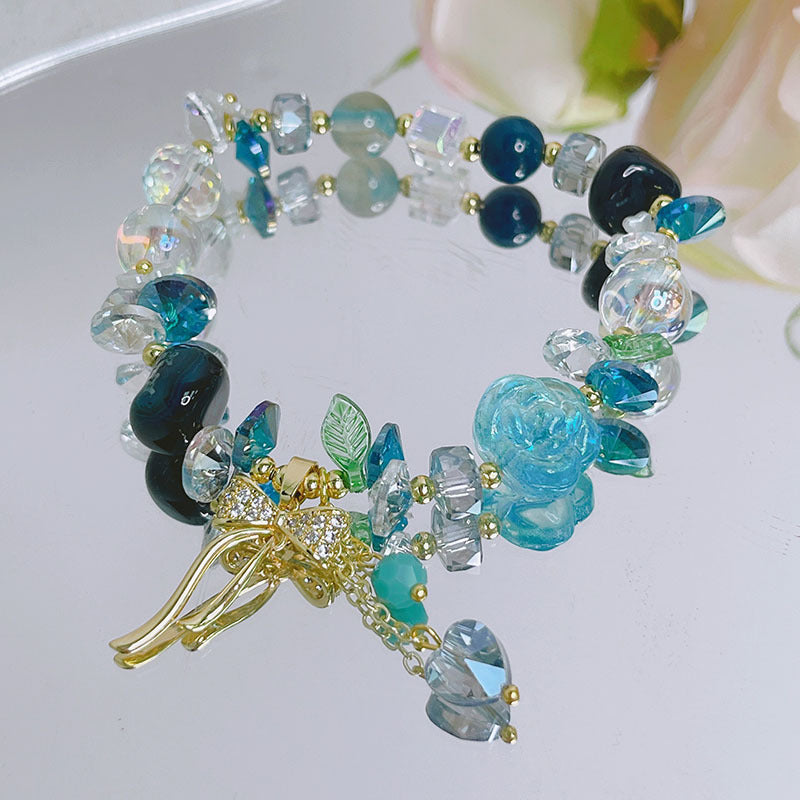 Fresh Crystal Bracelet with Unique Design