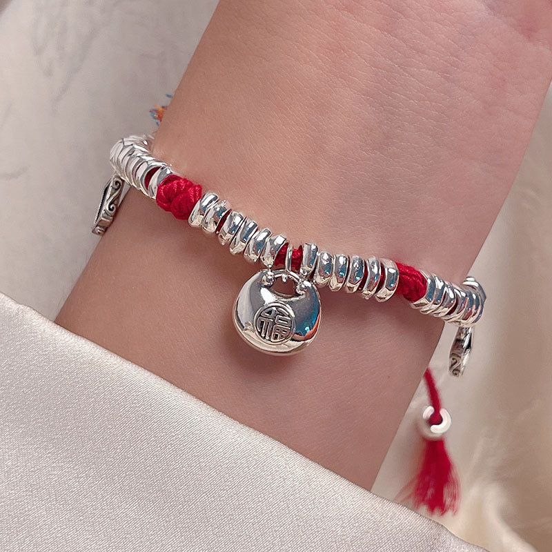 Traditional Tibetan Silver Bracelet for Women