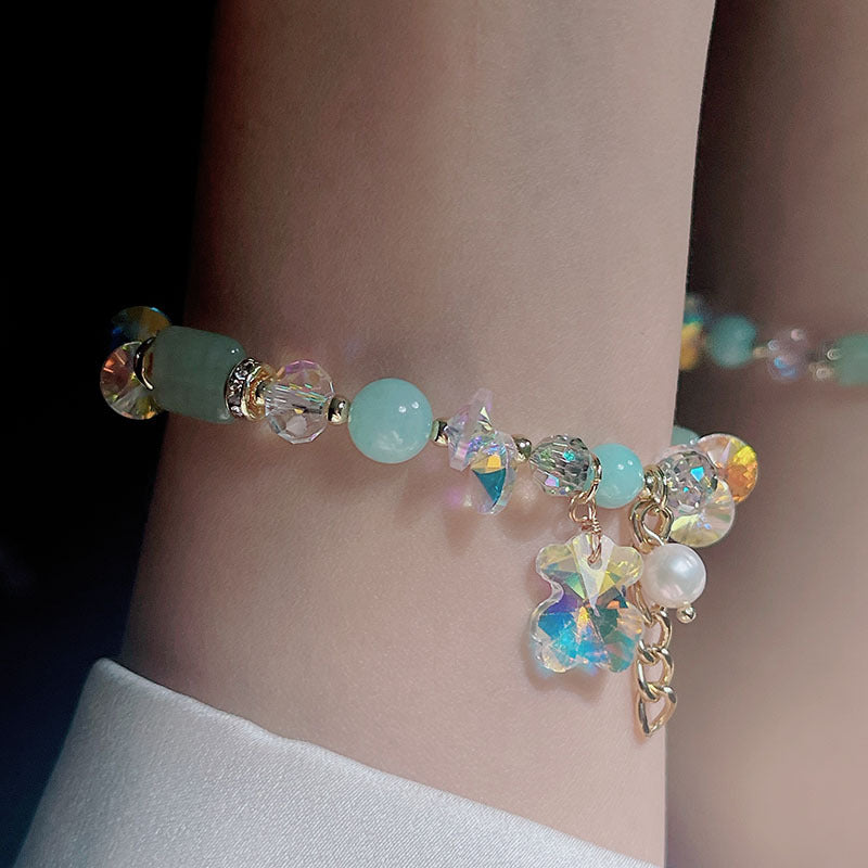 Cute Crystal Bear Bracelet