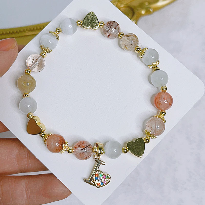 Luckystone Natural Crystal Pixiu Bracelet