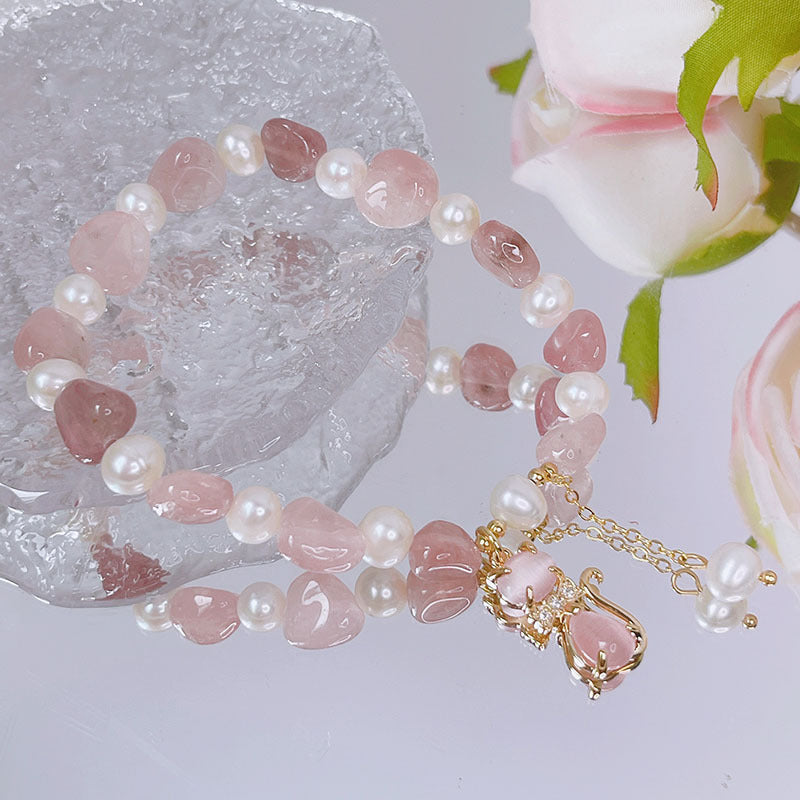 Elegant Crystal Bead Bracelet for Women