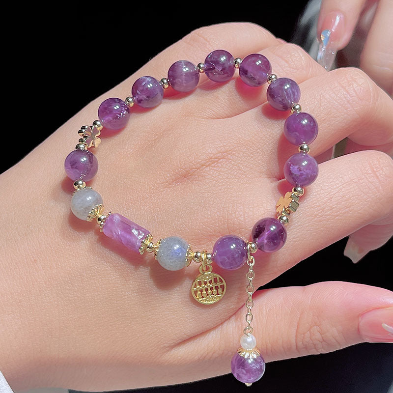 Luxe Colorful Crystal Beaded Bracelet for Women