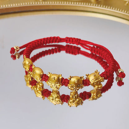 Lucky Dragon Handmade Bracelet for Year of the Dragon