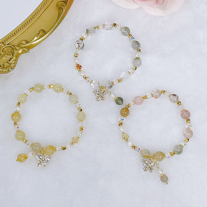 Luckystone Natural Crystal Pixiu Bracelet