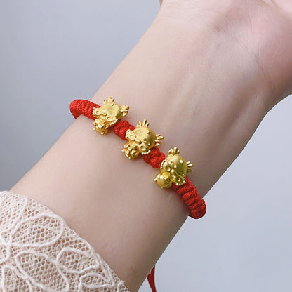 Lucky Dragon Handmade Bracelet for Year of the Dragon