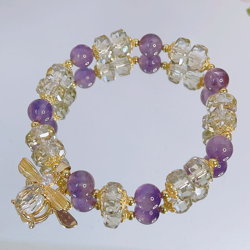 Fresh Crystal Bracelet with Unique Design