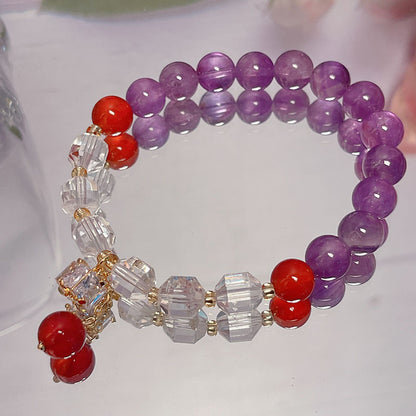 Purple Crystal Bracelet for Women - Elegant Design