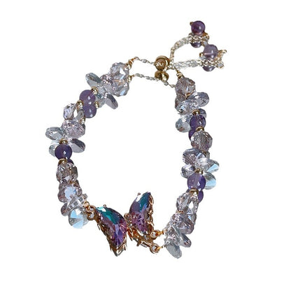 Butterfly Bracelet with Adjustable Tail Chain