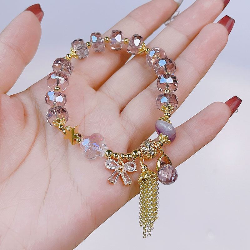 Fresh Crystal Bracelet with Unique Design