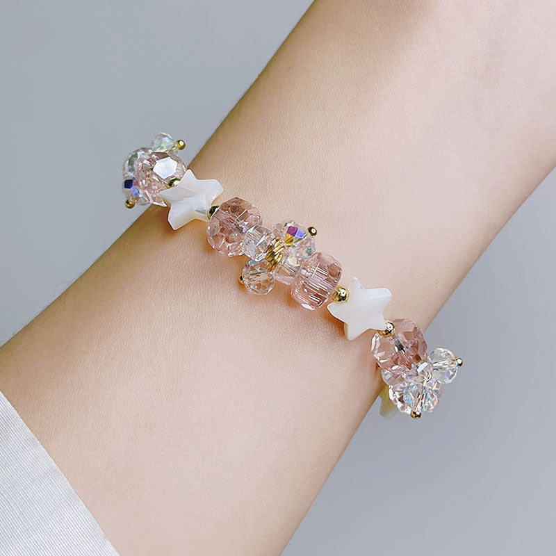 Fresh Crystal Bracelet with Unique Design