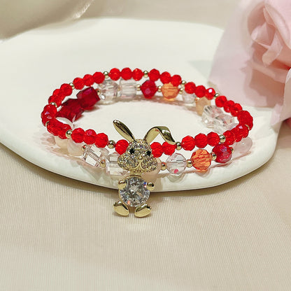 Cute Bunny Bracelet Set for Best Friends