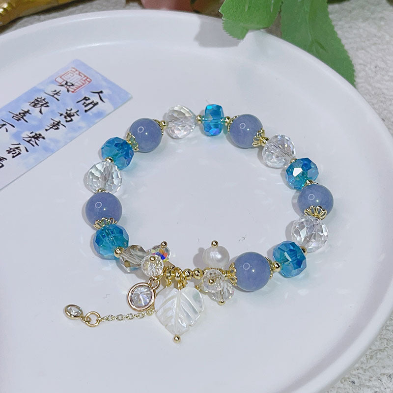 Crystal Natural Stone Design Bracelet