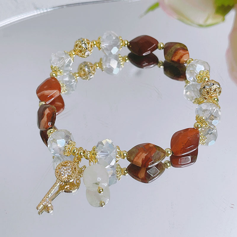 Fresh Crystal Bracelet with Unique Design