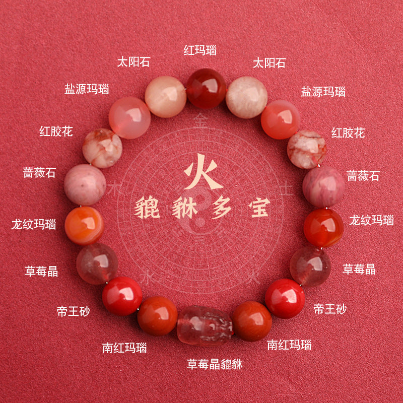 Earth Elemental-Yellow Jade Natural Crystal Bracelet