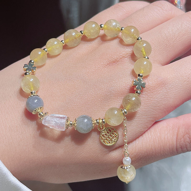 Luxe Colorful Crystal Beaded Bracelet for Women