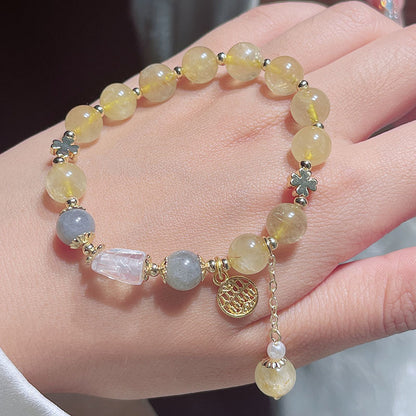 Luxe Colorful Crystal Beaded Bracelet for Women