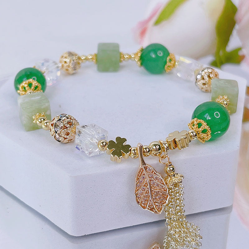 Elegant Leaf Bracelet for Women's Birthday Gift