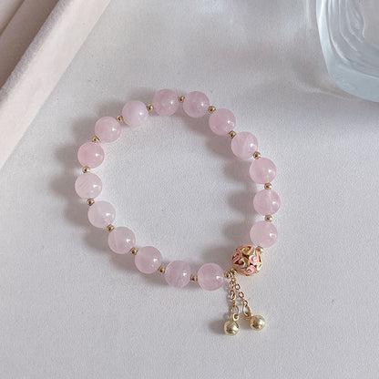 Fox Mask Pink Crystal Bracelet