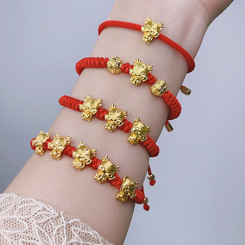 Lucky Dragon Handmade Bracelet for Year of the Dragon