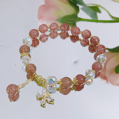 Elegant Crystal Bead Bracelet for Women