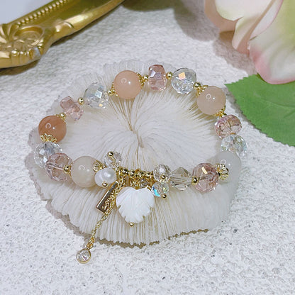 Crystal Natural Stone Design Bracelet