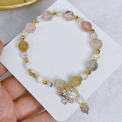 Luckystone Natural Crystal Pixiu Bracelet