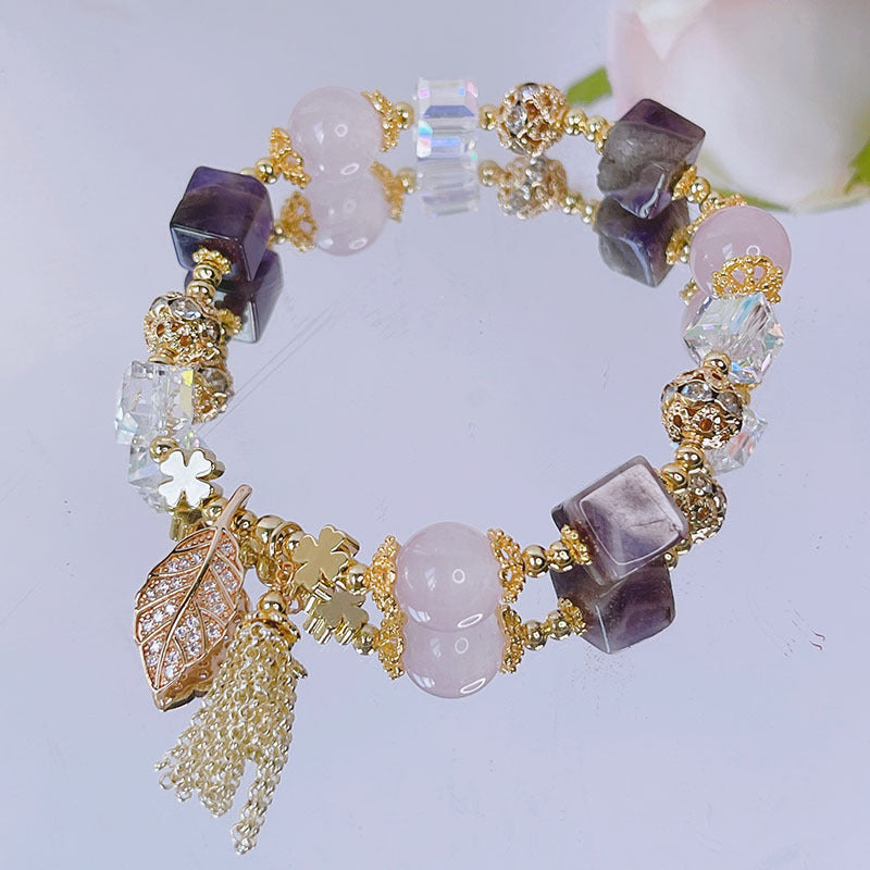 Fresh Crystal Bracelet with Unique Design