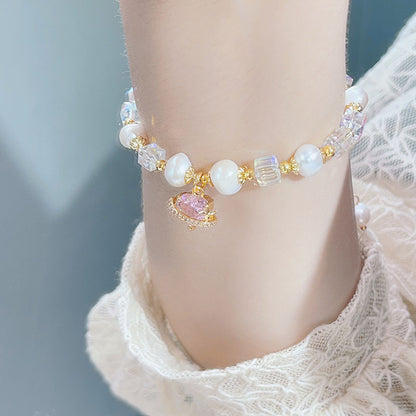 Elegant Crystal Bead Bracelet for Women