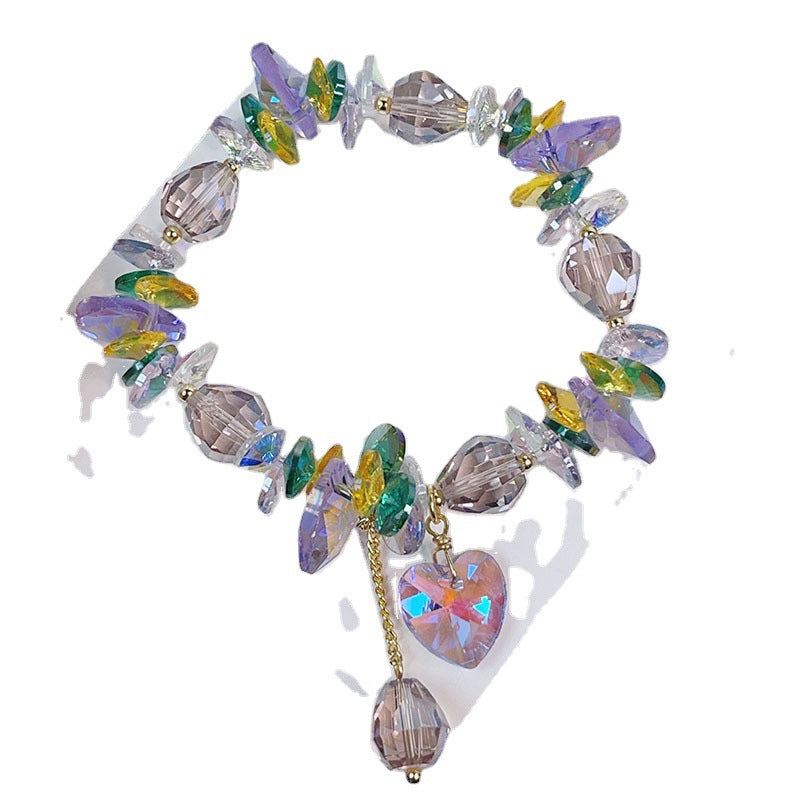 Colorful Crystal Bracelet Nature Style