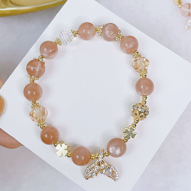 Luckystone Natural Crystal Pixiu Bracelet