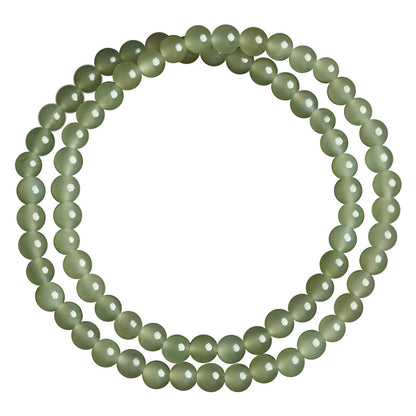 Natural Hotan jade Bingqing water material bracelet