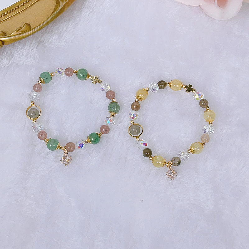 Luckystone Natural Crystal Pixiu Bracelet