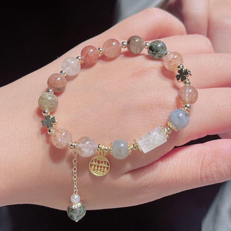 Luxe Colorful Crystal Beaded Bracelet for Women