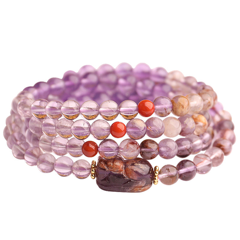 Original Pixiu Gradient Natural Amethyst Bracelet