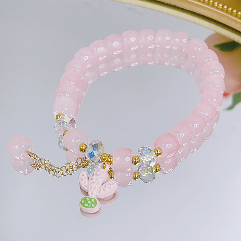 Invincible High Value Small Fresh Bracelet Cute Cartoon Exquisite Girl Series Gift Student Bracelet