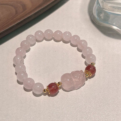 Yellow Crystal Pixiu Bracelet