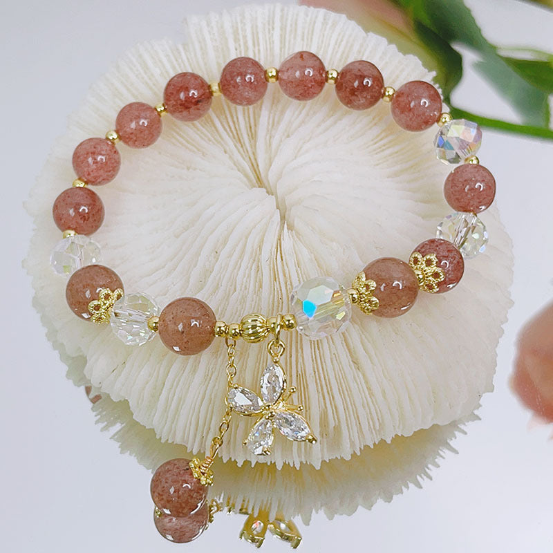 Elegant Crystal Bead Bracelet for Women