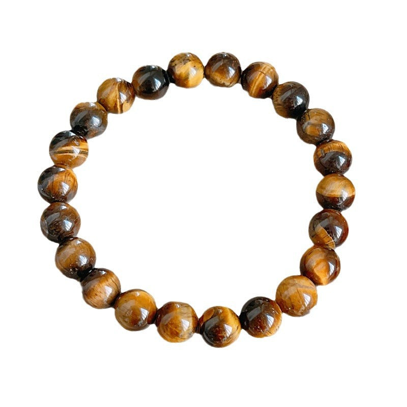 Natural Yellow Tiger Eye Beaded Bracelet