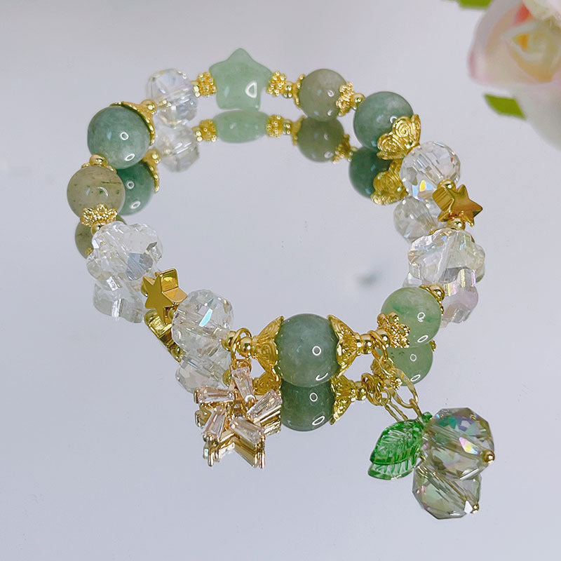 Fresh Crystal Bracelet with Unique Design