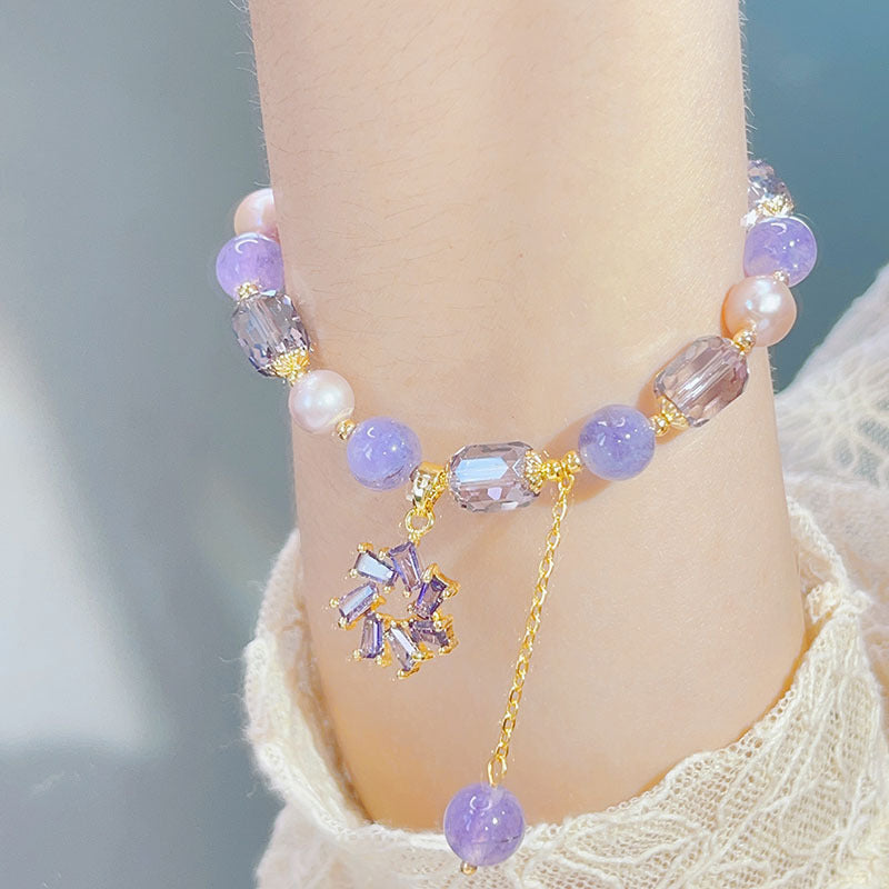 Elegant Crystal Bead Bracelet for Women