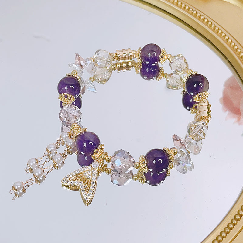 Dreamy Mermaid Tail Crystal Bracelet - Exquisite Design for Girlfriend or Bestie