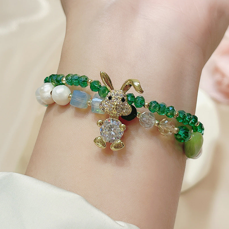 Cute Bunny Bracelet Set for Best Friends