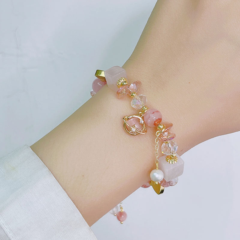 Ethereal Forest Fairy Gemstone Bracelet