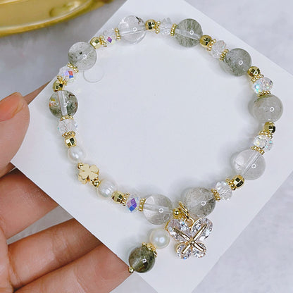 Luckystone Natural Crystal Pixiu Bracelet