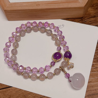 Purple Crystal Bracelet for Women - Elegant Design