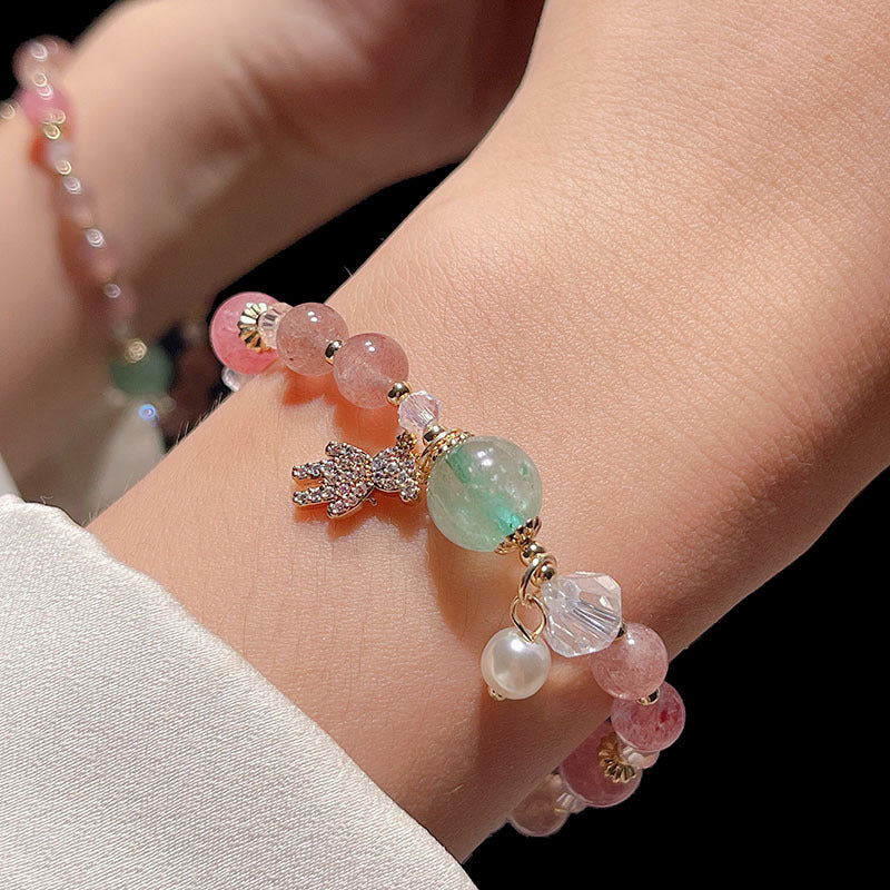 Exquisite Micro-inlaid Teddy Bear Bracelet