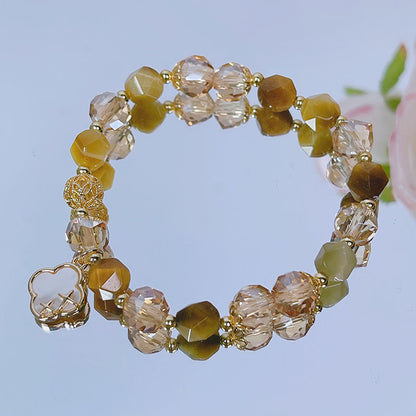 Fresh Crystal Bracelet with Unique Design