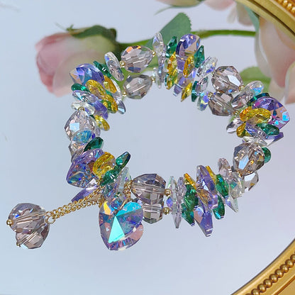 Colorful Crystal Bracelet Nature Style